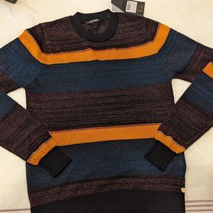 womens scotch & soda lurex sweater xs nwt